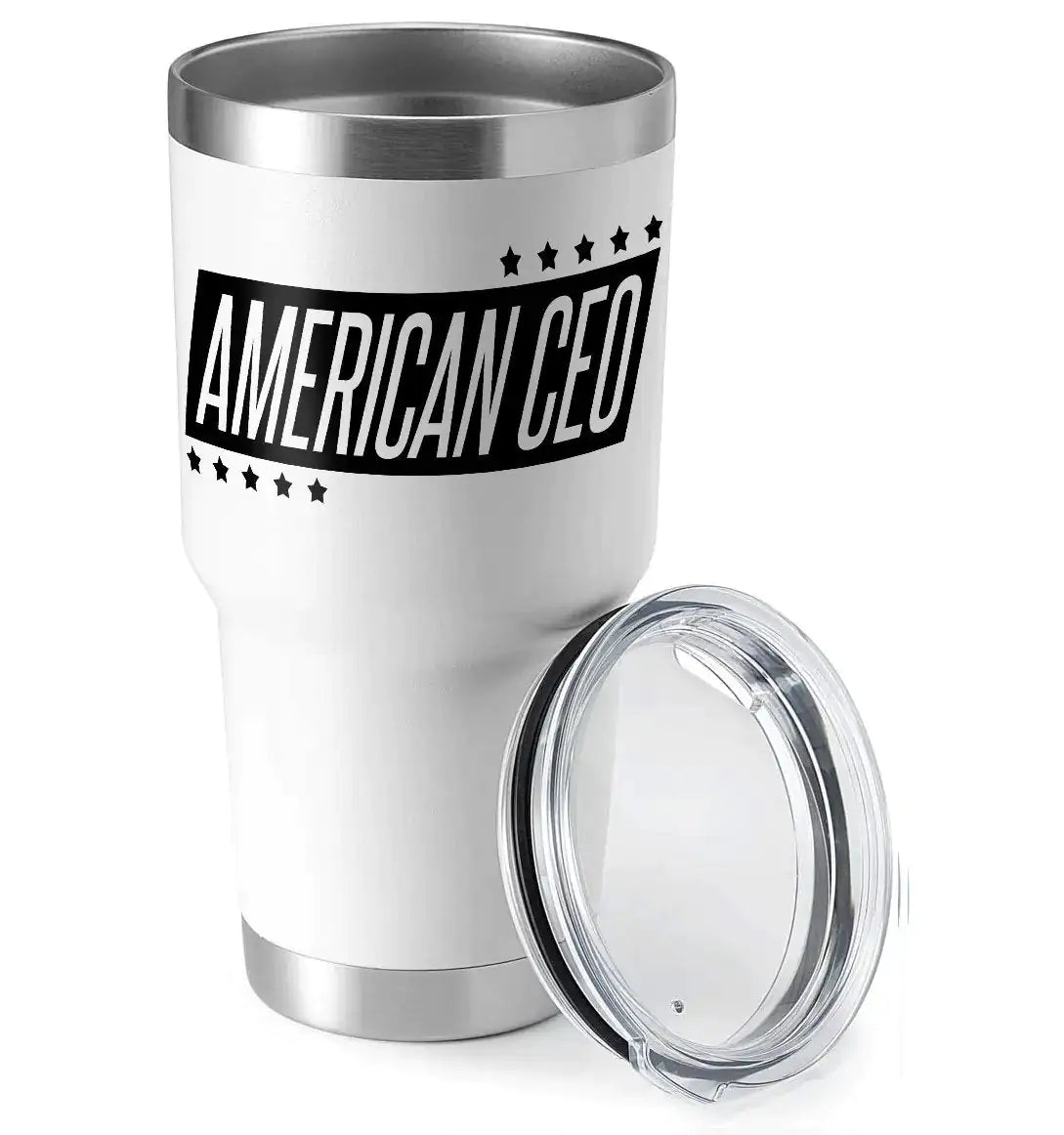 10 Stars American CEO 30oz Insulated Vacuum Sealed Tumbler - RAGIMA Emporium