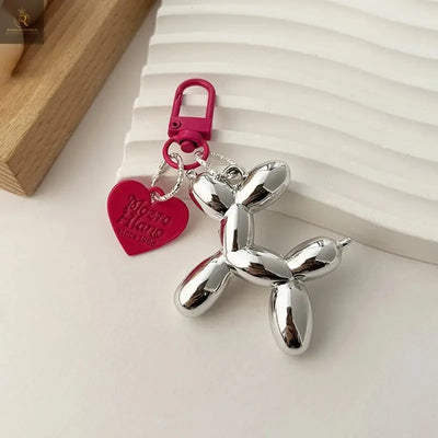 Y2K Balloon Dog Keychain Models for Girls Sweet Ins Style Balloon Dog - RAGIMA Emporium