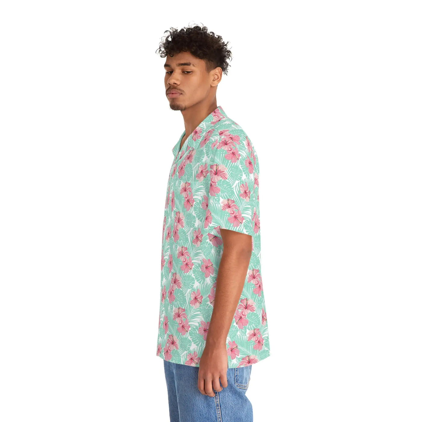 Men's Tropical Sky Garden Floral Hawaiian Shirt - RAGIMA Emporium