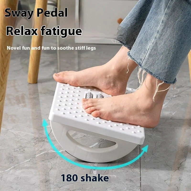 Portability Foot Rest Under Desk Footrest Ergonomic Foot Stool With Massage Rollers Foot Rest For Home Office Work Fast Ship - RAGIMA Emporium