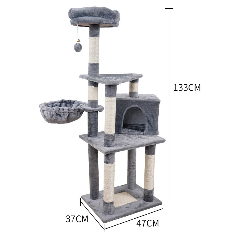 Multi-layer Jumping Platform Wooden Cat Toy Chamfer - RAGIMA Emporium