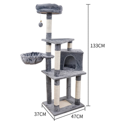 Multi-layer Jumping Platform Wooden Cat Toy Chamfer - RAGIMA Emporium