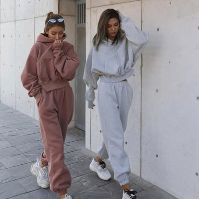 New Style Autumn And Winter Women's New Casual Hoodie Coat Sports Suit - RAGIMA Emporium