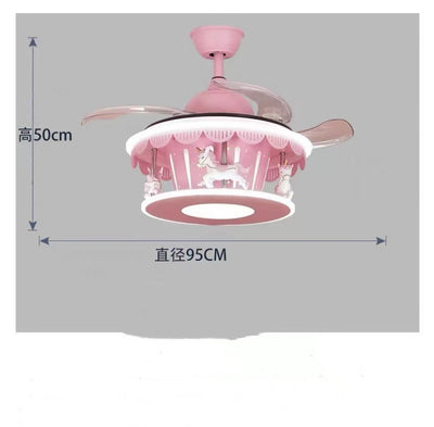 Children's Bedroom Light Rotating Girl's Room Overhead Light - RAGIMA Emporium