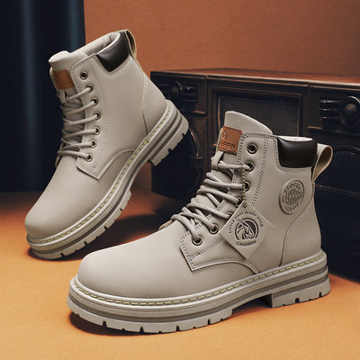 Mens Casual Biker High Top Martin Boots - RAGIMA Emporium