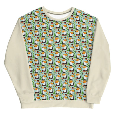 Men's Toucan Pattern Sweatshirt - RAGIMA Emporium