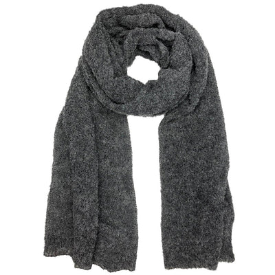 Charcoal Ultra Plush Alpaca Scarf - RAGIMA Emporium