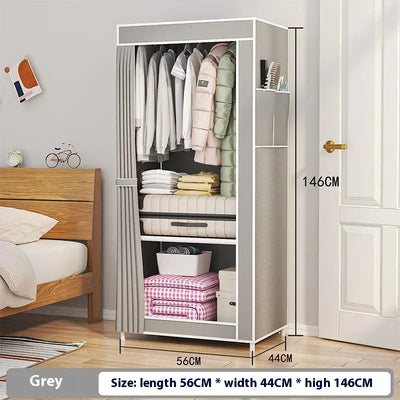 Simple Wardrobes Non-Woven Cabinet High-Capacity Fabric Wardrobe Standing Modern Storage Cabinet Bedroom Furniture Wardrobe - RAGIMA Emporium