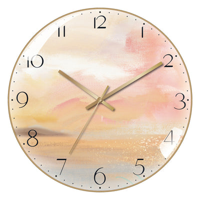 4K Curved High Transparent Glass Creative Decorative Wall Clock - RAGIMA Emporium