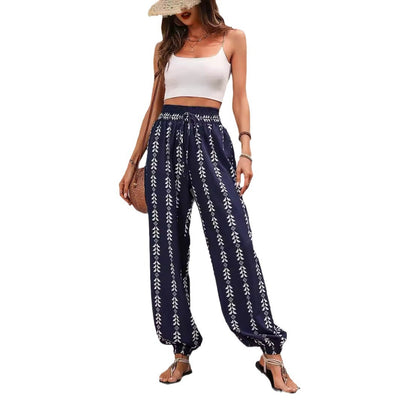 Mesh Wide-leg Knickerbockers Casual Pants - RAGIMA Emporium