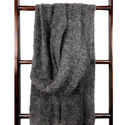 Charcoal Ultra Plush Alpaca Scarf - RAGIMA Emporium