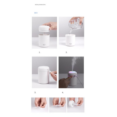 Portable Air Humidifier Aroma Essential Oil Diffuser for Car Home - RAGIMA Emporium