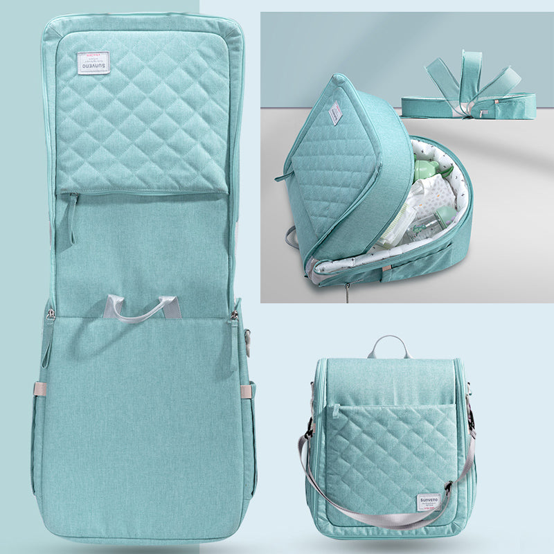 Portable Baby Diaper Bag Backpack with Changing Pad - RAGIMA Emporium