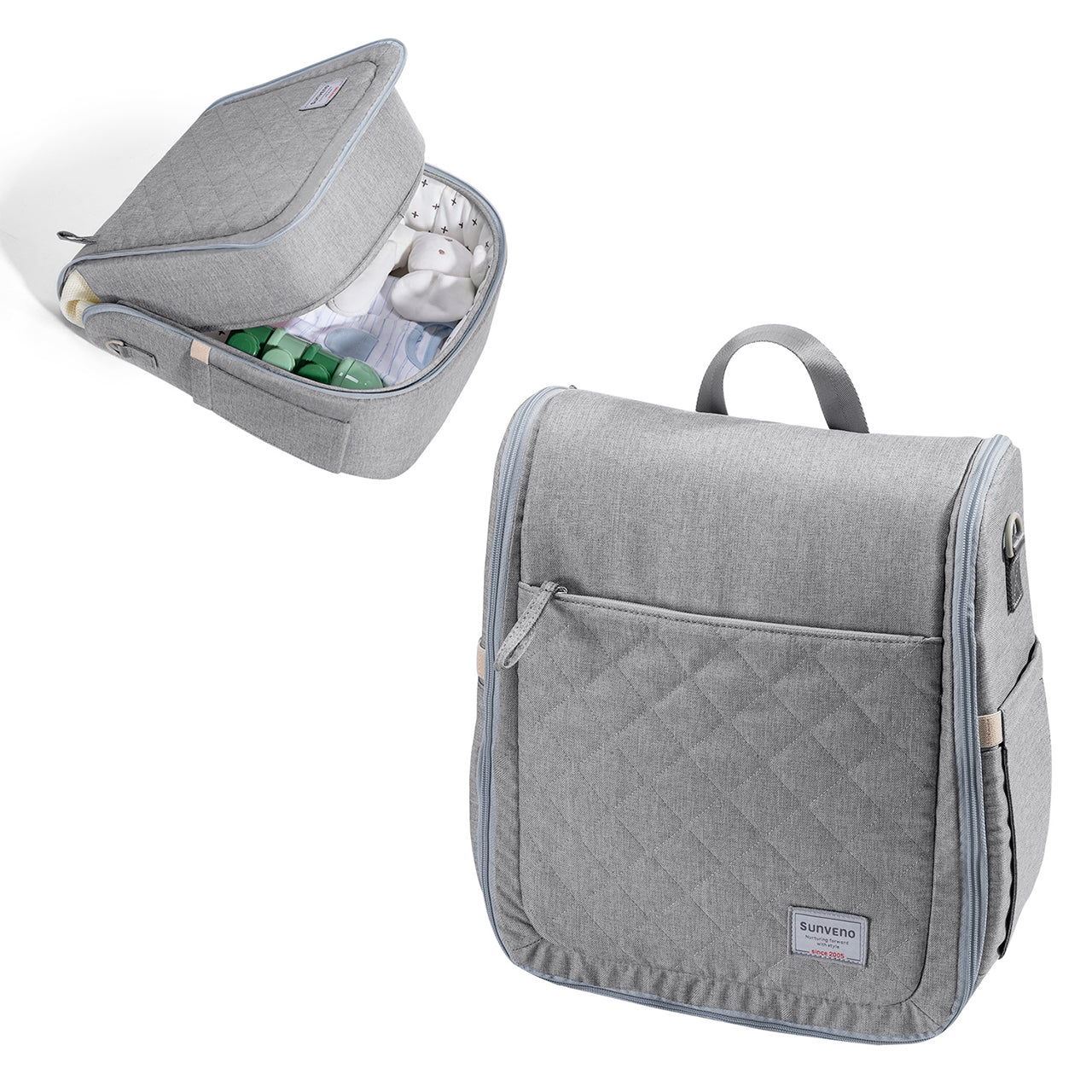 Portable Baby Diaper Bag Backpack with Changing Pad - RAGIMA Emporium