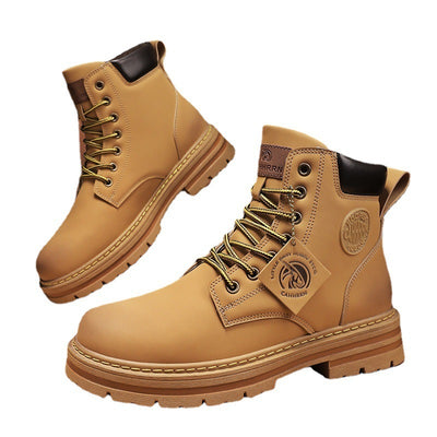 Mens Casual Biker High Top Martin Boots - RAGIMA Emporium