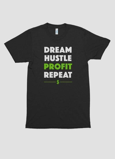 DREAM HUSTLE PROFIT Printed T-shirt - RAGIMA Emporium