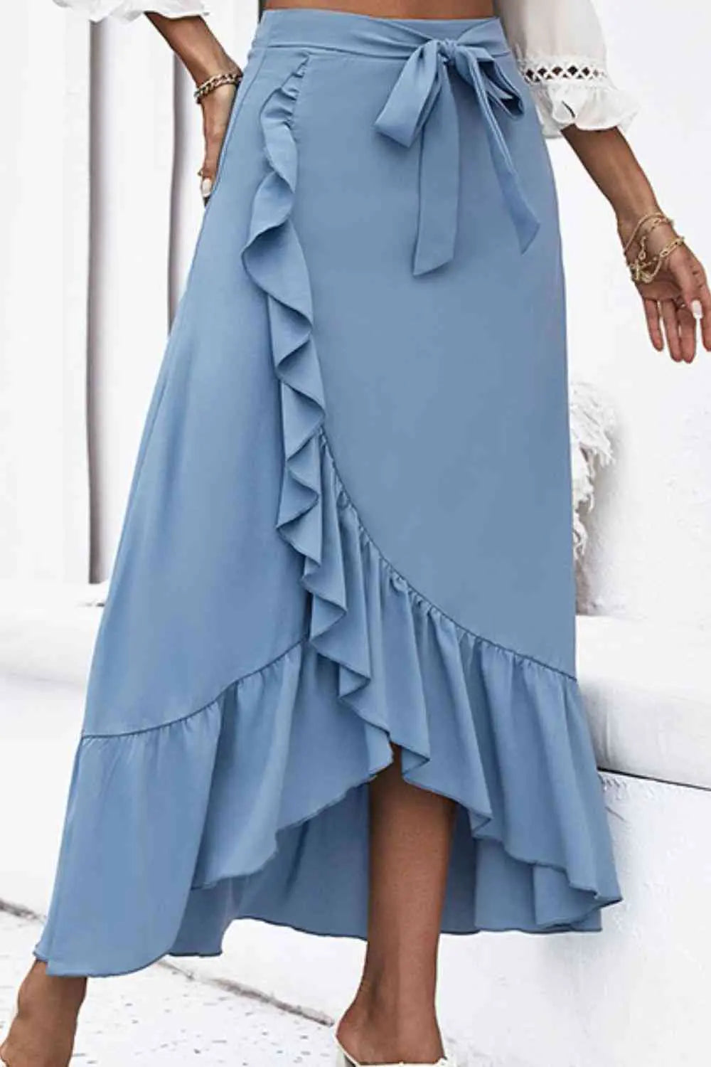 Owen Ruffle Trim Skirt - RAGIMA Emporium