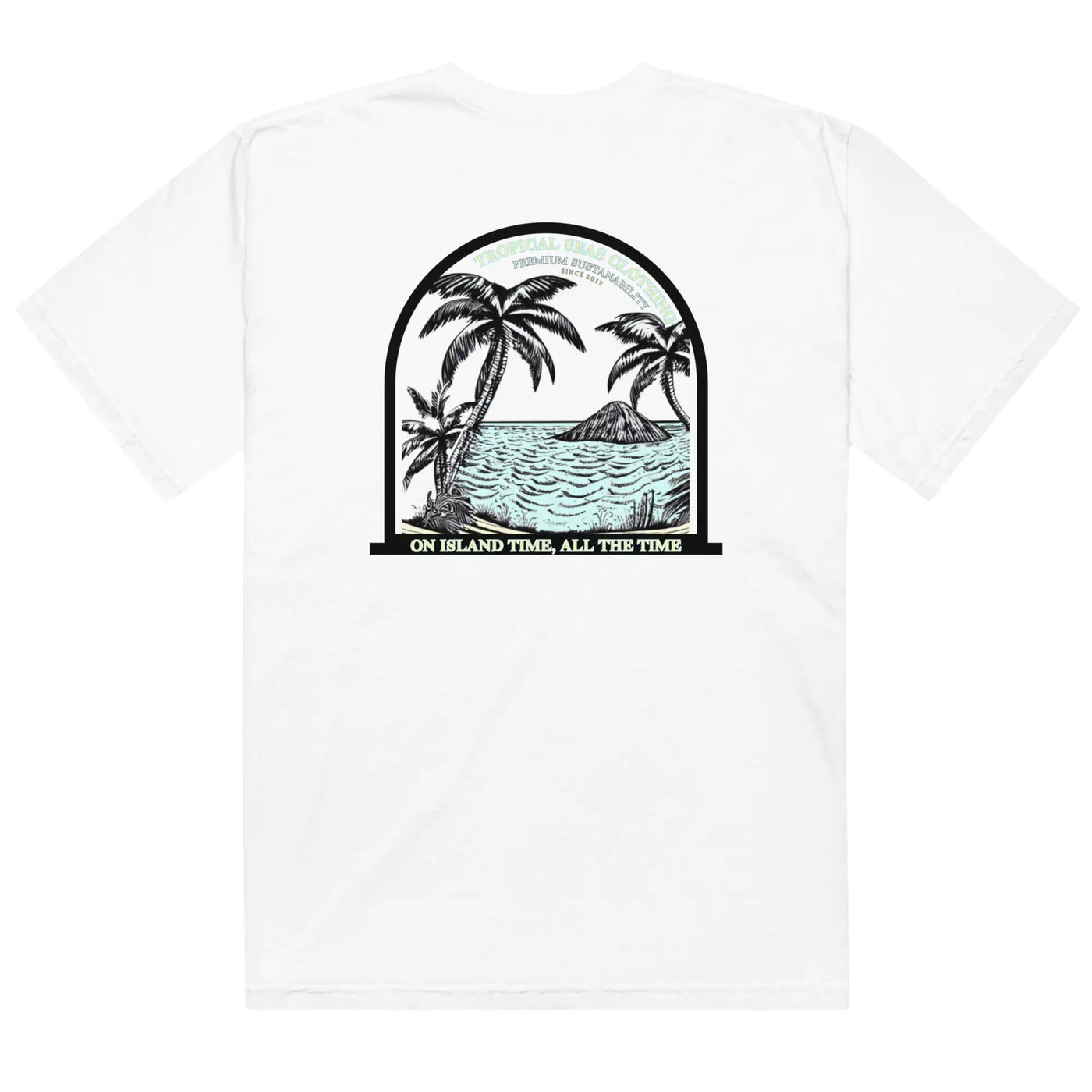 Men’s Island Time, All the Time Heavyweight T-Shirt - RAGIMA Emporium