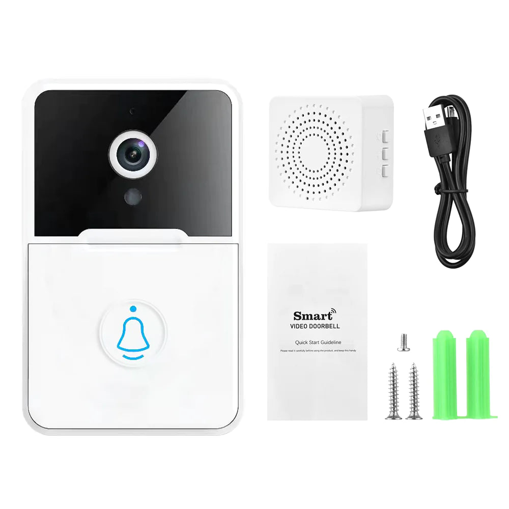 Wireless Security Smart WiFi Doorbell Intercom Video Camera Door Ring Bell Chime - RAGIMA Emporium