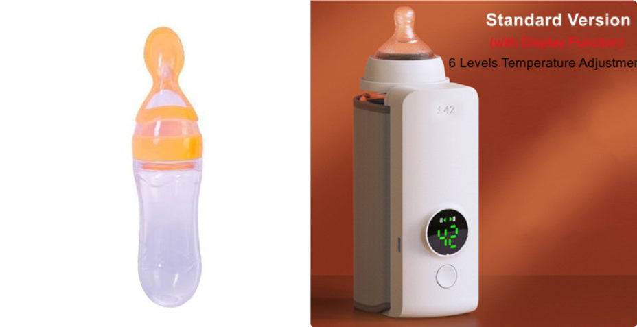 Portable Wireless Rechargeable Baby Bottle Warmer USB Charging And Heating Bag Portable Constant Temperature Milk Warmer Universal Bottle Insulation Sleeve - RAGIMA Emporium