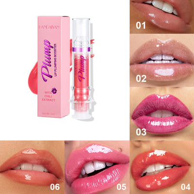 New Tube Lip Rich Lip Color Slightly Spicy Lip Honey Lip Glass Mirror Face Lip Mirror Liquid Lipstick - RAGIMA Emporium