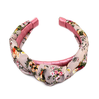 Floral Silk Top Knot Headband - RAGIMA Emporium