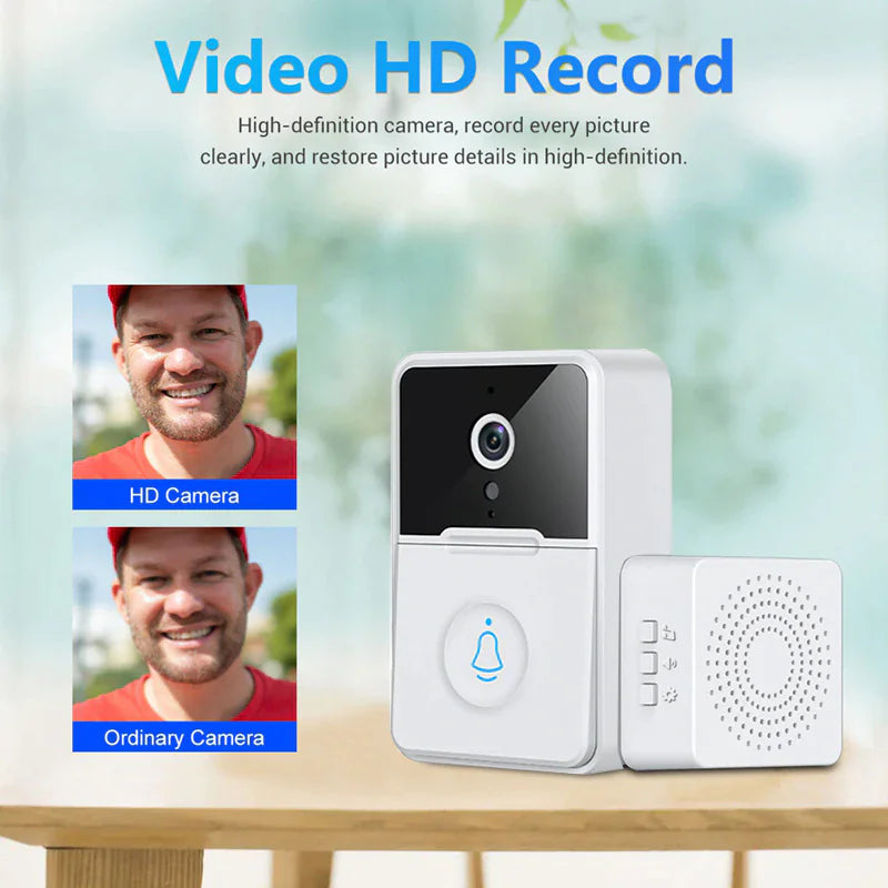 Wireless Security Smart WiFi Doorbell Intercom Video Camera Door Ring Bell Chime - RAGIMA Emporium