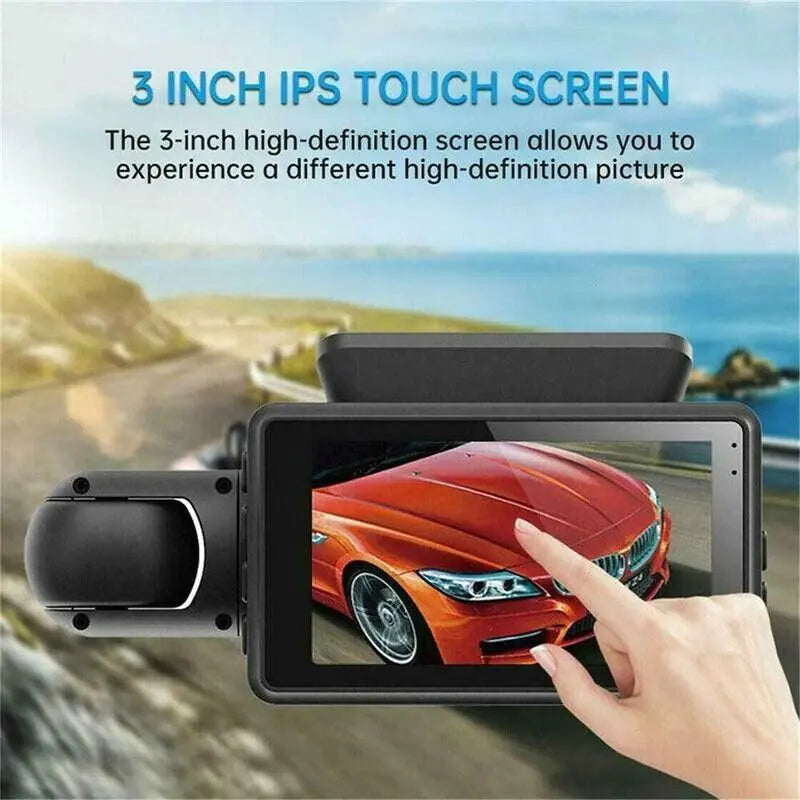 1080P Dual Lens Car DVR Dash Cam Video Recorder G-Sensor Front And Inside Camera - RAGIMA Emporium