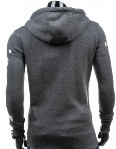 Mens Street Style Biker Hoodie - RAGIMA Emporium