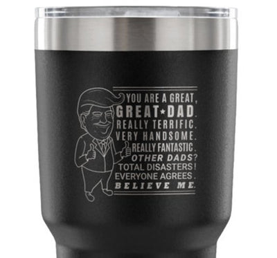 Donald Trump Tumbler Trump Bold Mug 30 oz Fathers - RAGIMA Emporium