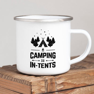 Camping Mug Enamel Mug Campfire Mug Camping is - RAGIMA Emporium