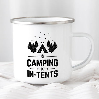 Camping Mug Enamel Mug Campfire Mug Camping is - RAGIMA Emporium