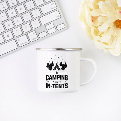 Camping Mug Enamel Mug Campfire Mug Camping is - RAGIMA Emporium