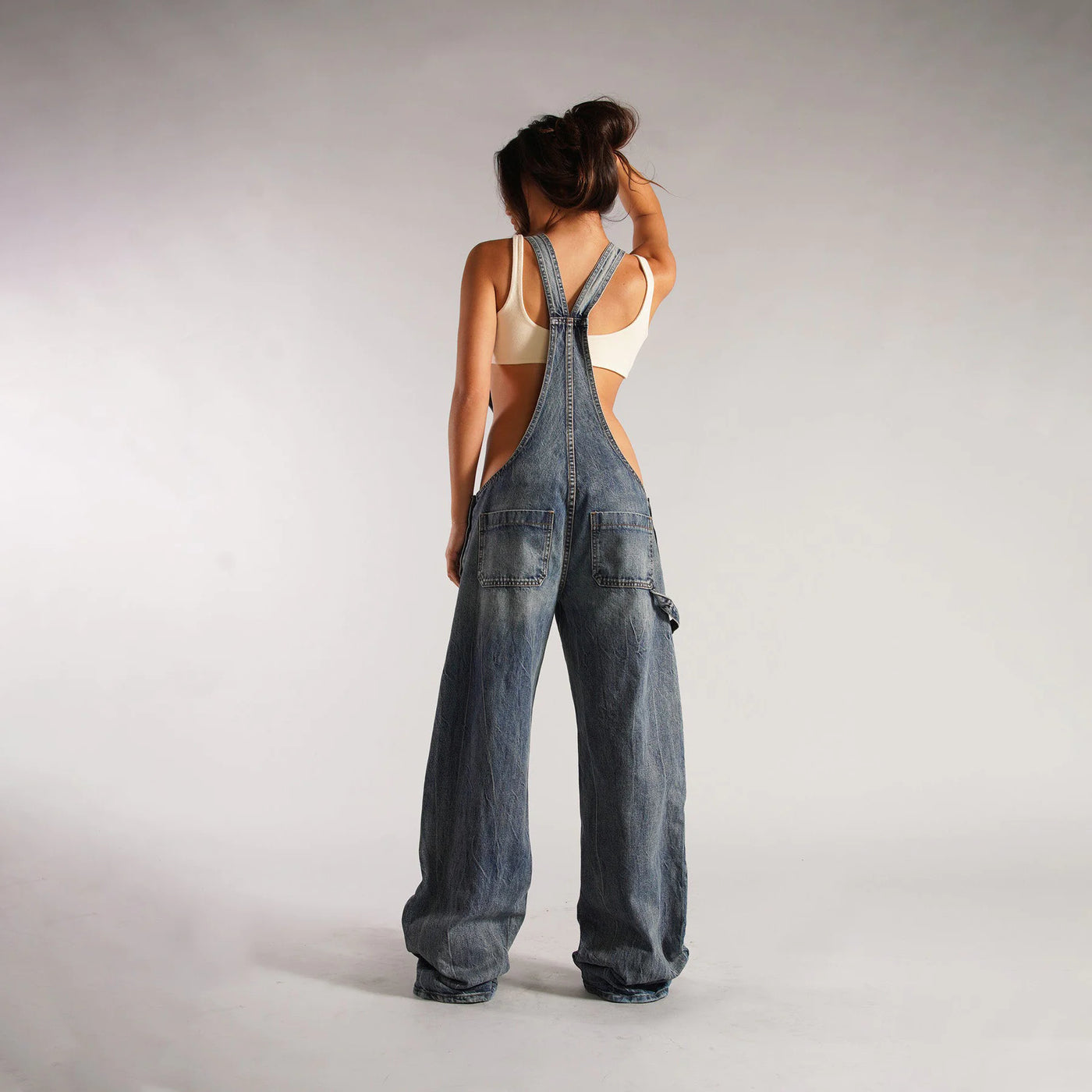 Loose Fit Denim Overalls - RAGIMA Emporium