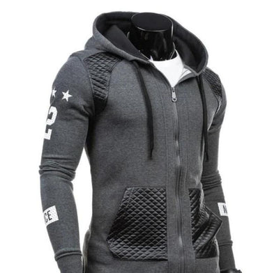 Mens Street Style Biker Hoodie - RAGIMA Emporium