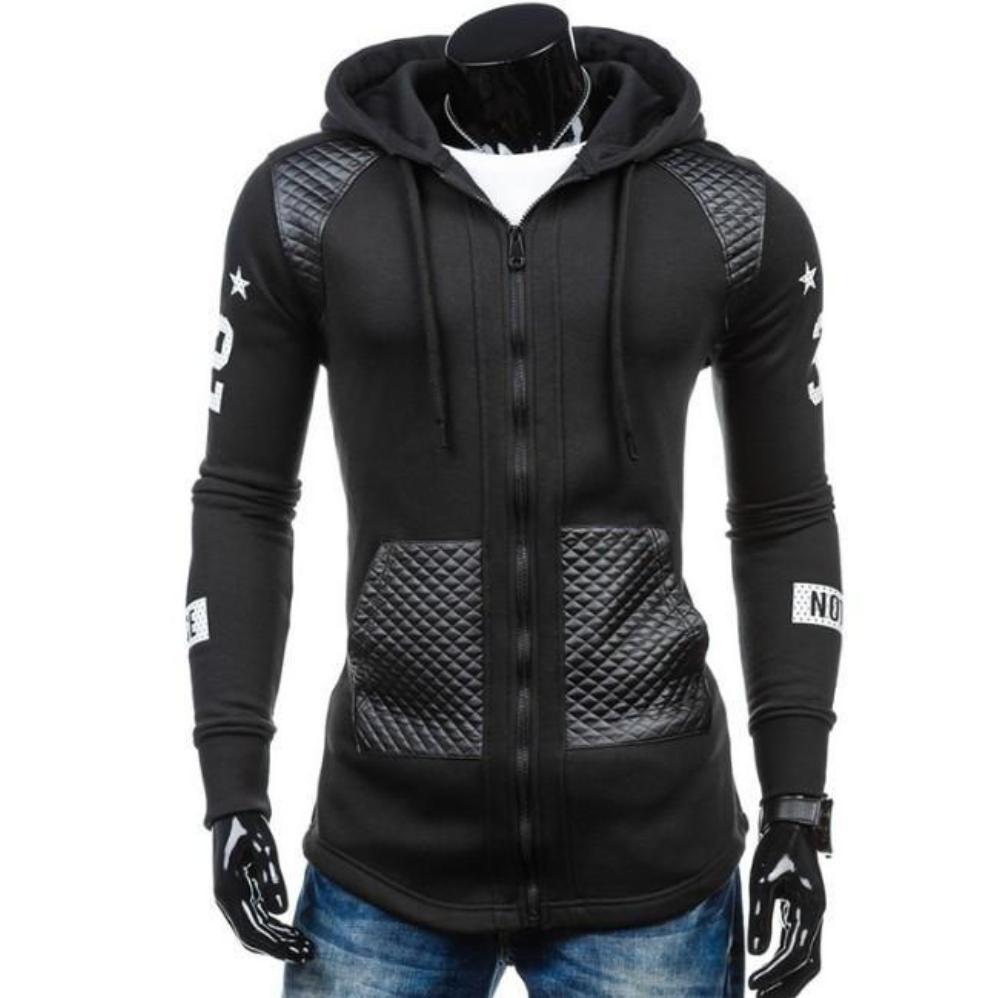 Mens Street Style Biker Hoodie - RAGIMA Emporium