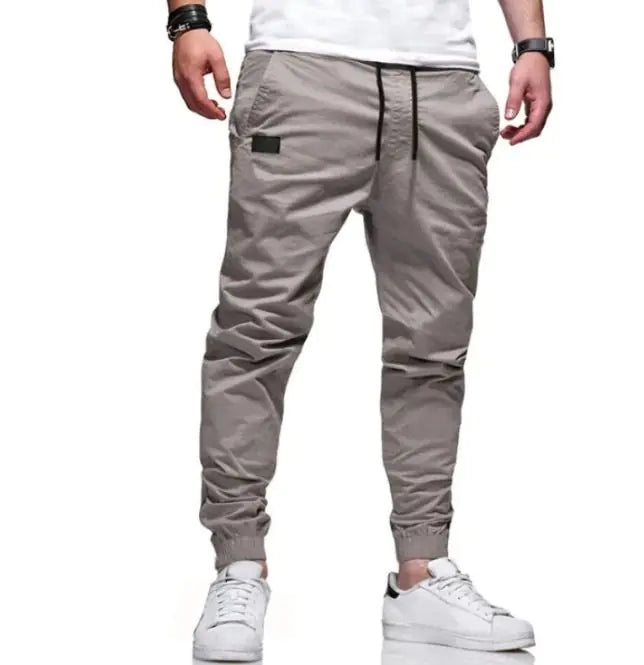 Youth Fashion Casual Tether Loose Cargo Ankle Banded Pants - RAGIMA Emporium