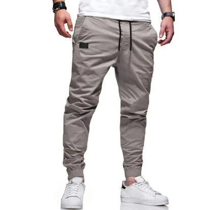 Youth Fashion Casual Tether Loose Cargo Ankle Banded Pants - RAGIMA Emporium