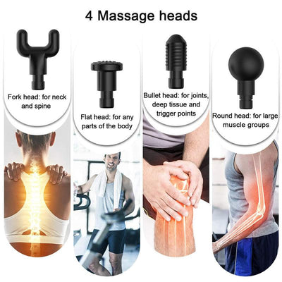 30 Speeds Premium 6 Heads  Handheld Massager - RAGIMA Emporium