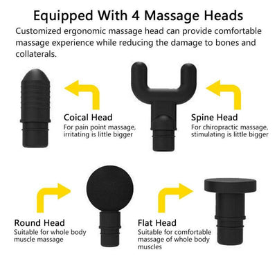 30 Speeds Premium 6 Heads  Handheld Massager - RAGIMA Emporium