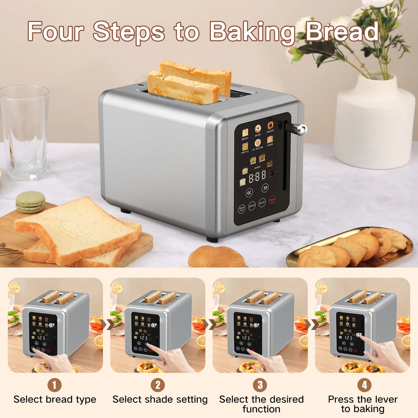 6-in-1 Touch Screen Breakfast Maker - RAGIMA Emporium