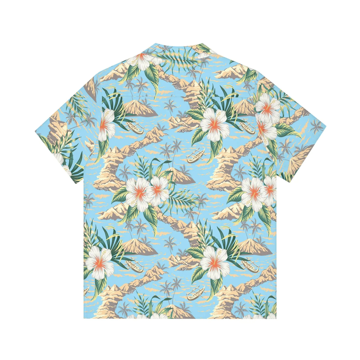 Men's Tropical Island Print Hawaiian Shirt - RAGIMA Emporium