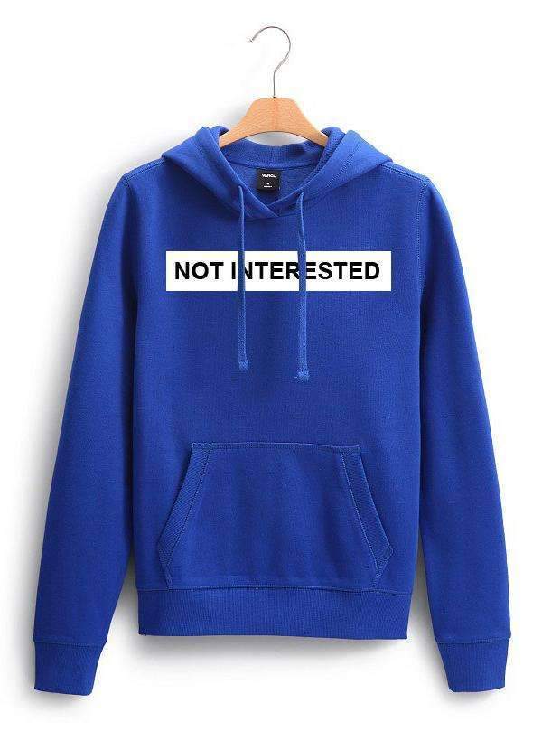 NOT INTERESTED WOMEN HOODIE - RAGIMA Emporium