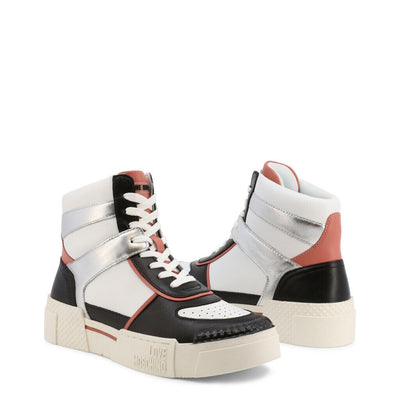 Silver High Top Sneakers - RAGIMA Emporium