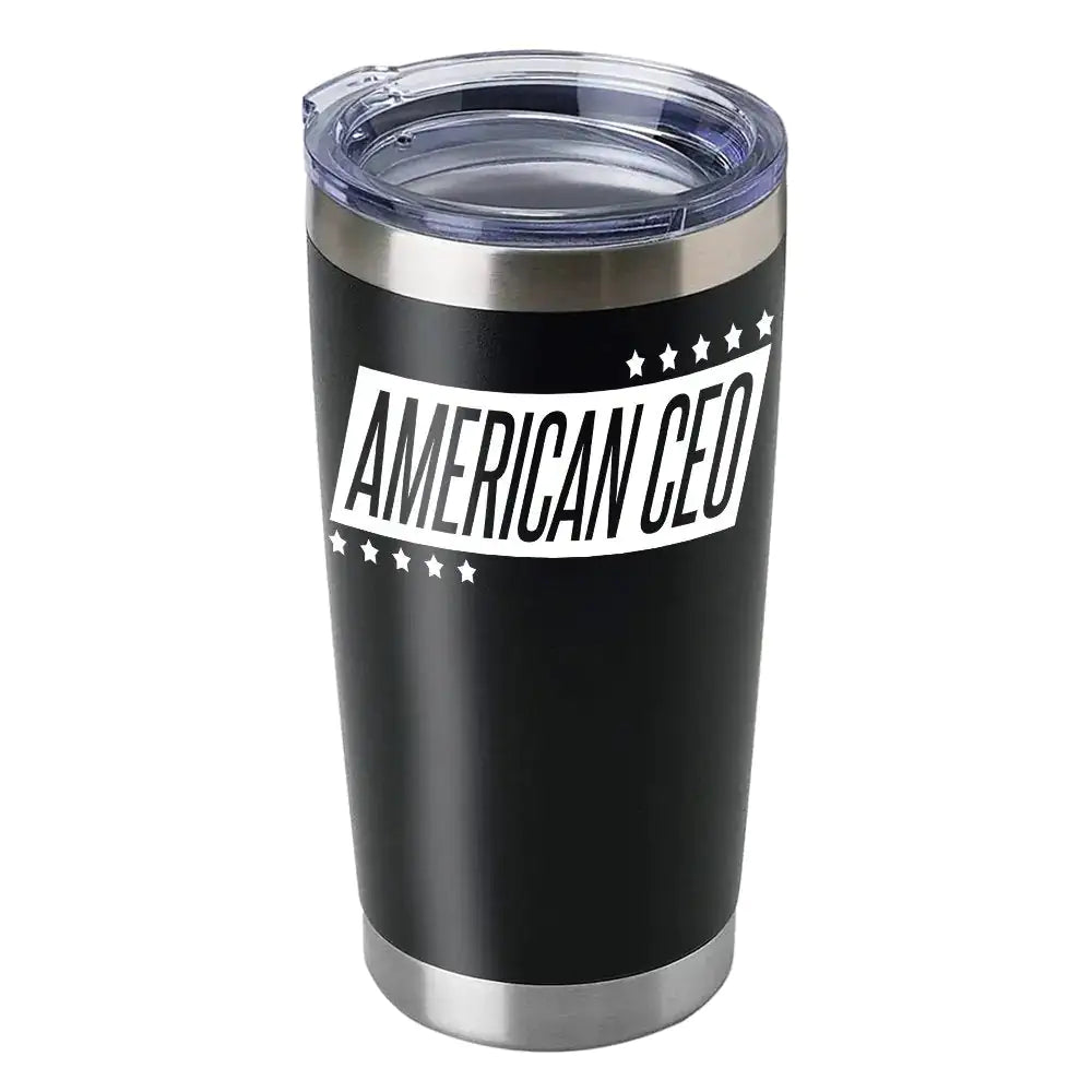 10 Stars American CEO 20oz Insulated Vacuum Sealed Tumbler - RAGIMA Emporium