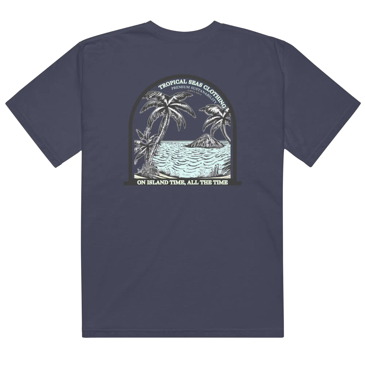 Men’s Island Time, All the Time Heavyweight T-Shirt - RAGIMA Emporium